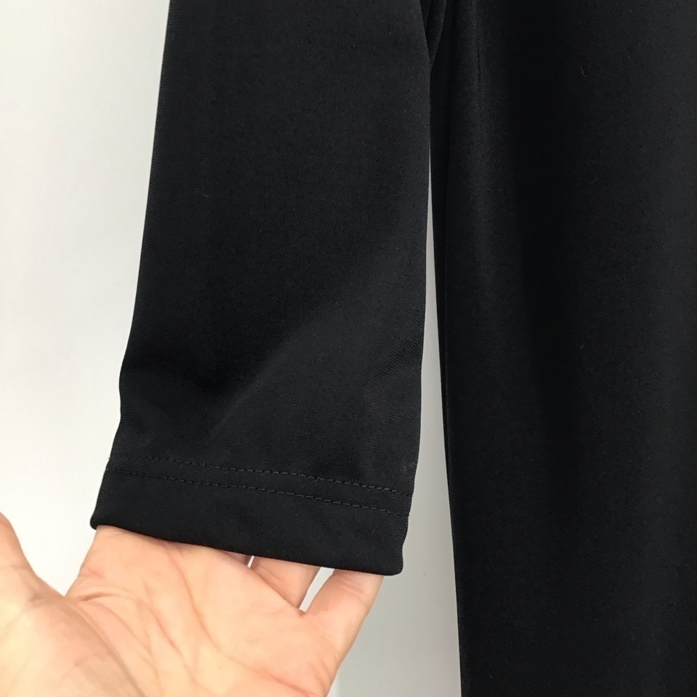 Diane Von Furstenberg DVF Concepts Vintage Mock Neck Sheath Dress Black Size S - Picture 6 of 8